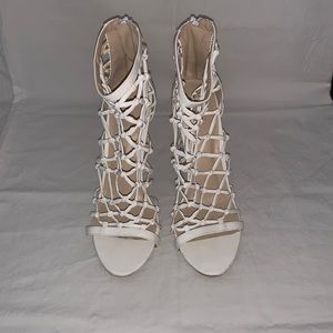 White Charlotte Russe Sexy High Heels in excellent condition
